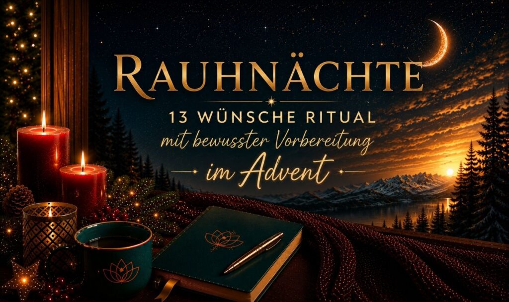 Rauhnächte 2026 - 13-Wünsche-Ritual mit bewusster Vorbereitung im Advent von Rica May